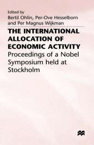 The International Allocation of Economic Activity de Per-Ove Hesselborn