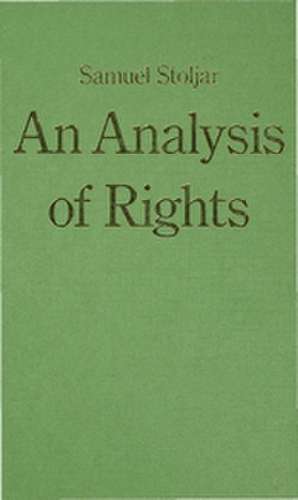 An Analysis of Rights de Samuel J. Stoljar