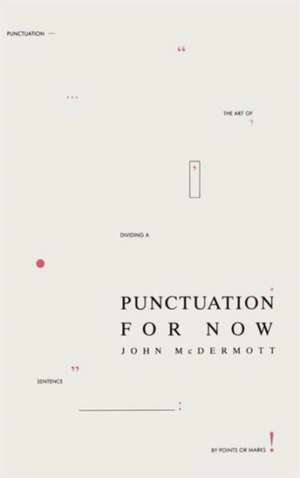 Punctuation for Now de J. McDermott