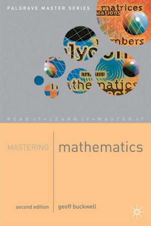 Mastering Mathematics de Geoff Buckwell