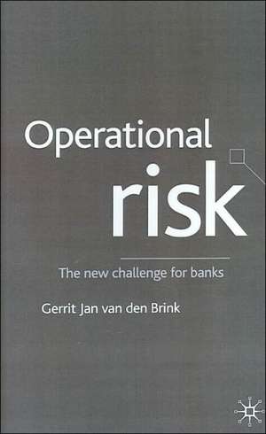 Operational Risk: The New Challenge for Banks de Kenneth A. Loparo