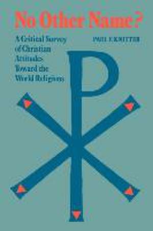 No Other Name? a Critical Survey of Christian Attitudes Toward the World Religions de Paul F. Knitter