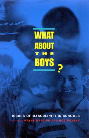 WHAT ABOUT THE BOYS? de Wayne Martino