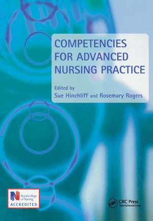 Competencies for Advanced Nursing Practice de Sue Hinchliff