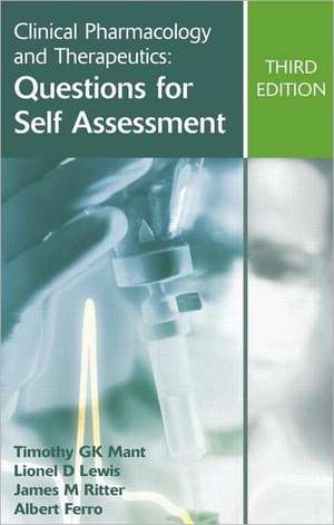 Clinical Pharmacology and Therapeutics: Questions for Self Assessment, Third edition