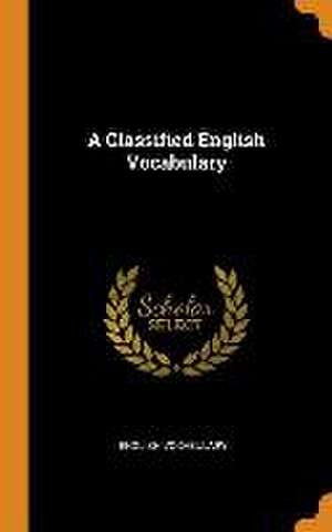 A Classified English Vocabulary de English Vocabulary