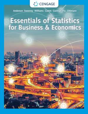 Essentials of Statistics for Business & Economics de David Anderson