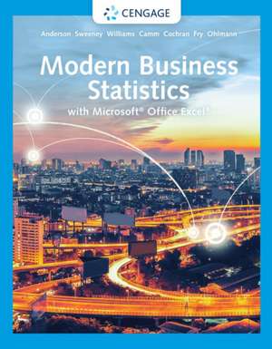 Modern Business Statistics with Microsoft Excel de David Anderson