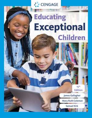 Educating Exceptional Children de James Gallagher