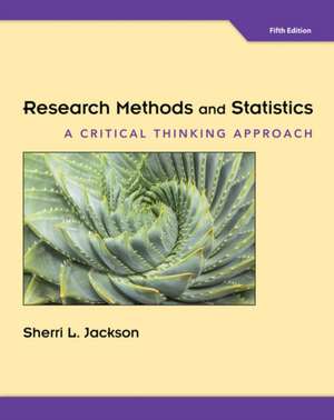 Jackson, S: Research Methods and Statistics de Sherri (Jacksonville University) Jackson