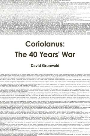 Coriolanus de David Grunwald