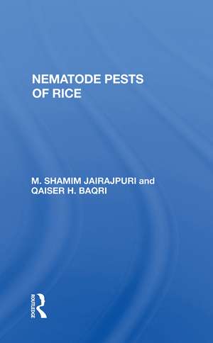 Nematode Pests Of Rice de M. Shamim Jairajpuri