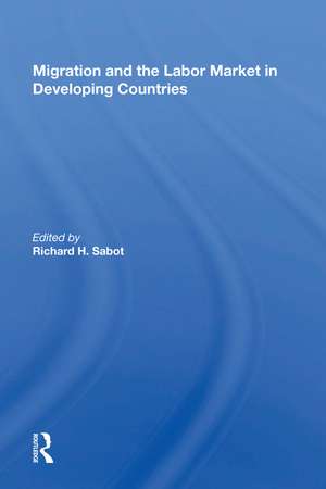 Migration And The Labor Market In Developing Countries de Richard Sabot