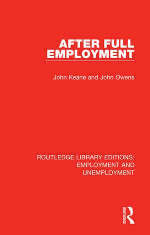 After Full Employment de John Keane