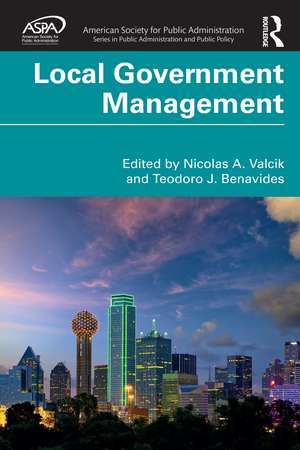 Local Government Management de Nicolas A. Valcik