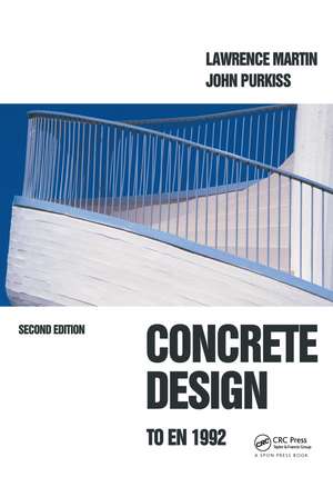 Concrete Design to EN 1992 de L. H. Martin