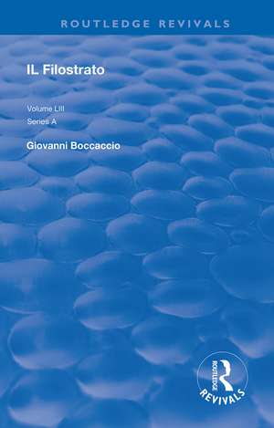 Il Filostrato de Giovanni Boccaccio