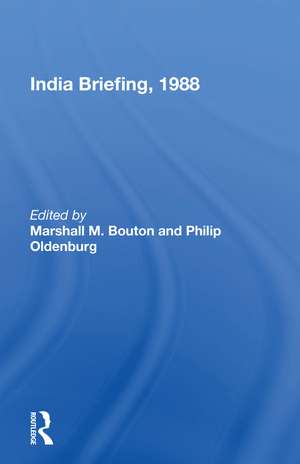 India Briefing, 1988 de Marshall M. Bouton