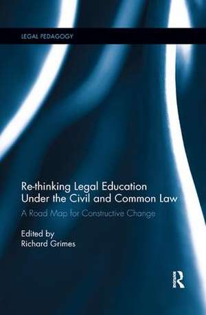 Re-thinking Legal Education under the Civil and Common Law: A Road Map for Constructive Change de Richard Grimes