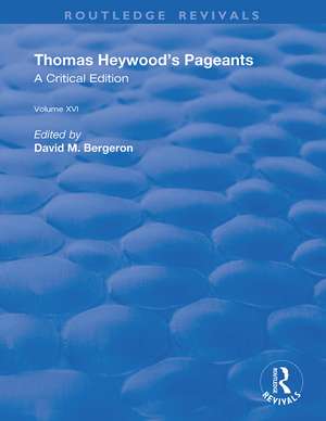 Thomas Heywood's Pageants de Thomas Heywood