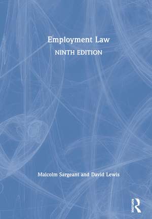 Employment Law 9e de Malcolm Sargeant