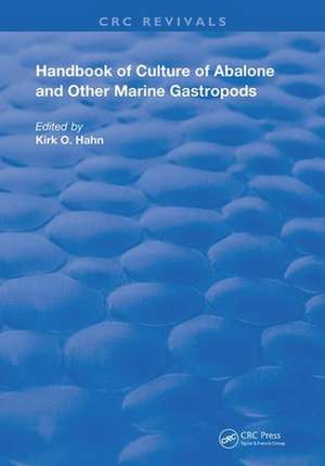 HANDBOOK OF CULTURE OF ABALONE AND