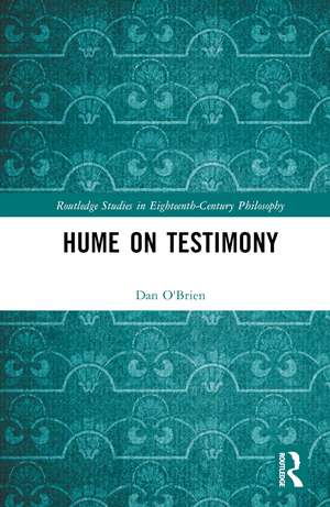 Hume on Testimony de Dan O'Brien