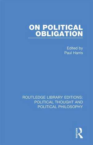 On Political Obligation de Paul Harris