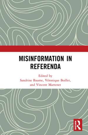 Misinformation in Referenda de Vincent Martenet