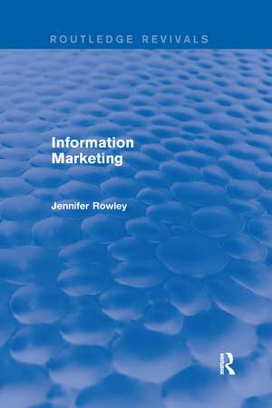 Information Marketing de Jennifer Rowley