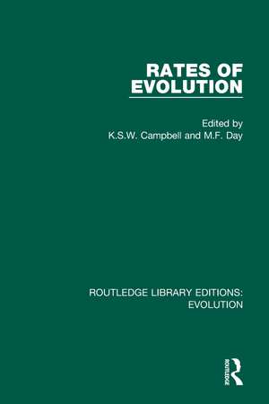 Rates of Evolution de K.S.W Campbell