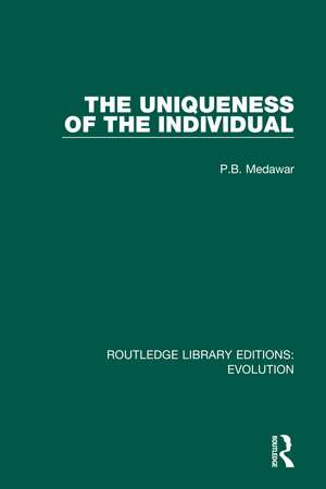 The Uniqueness of the Individual de P.B. Medawar