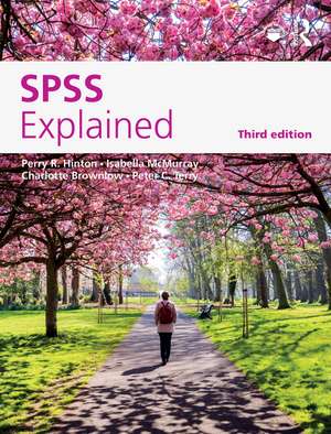 SPSS Explained de Perry R. Hinton