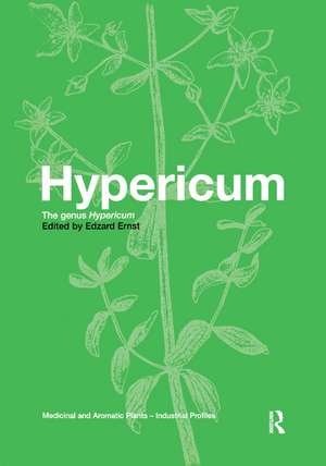 Hypericum: The genus Hypericum de Edzard Ernst