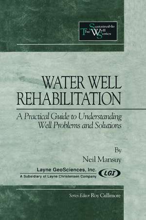 Water Well Rehabilitation: A Practical Guide to Understanding Well Problems and Solutions de Neil Mansuy