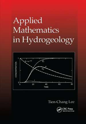 Applied Mathematics in Hydrogeology de Tien-Chang Lee