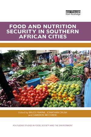 Food and Nutrition Security in Southern African Cities de Bruce Frayne