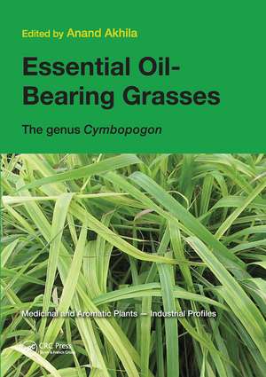 Essential Oil-Bearing Grasses: The genus Cymbopogon de Anand Akhila