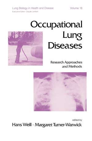 Occupational Lung Diseases: Research Approaches and Methods de H. Weill