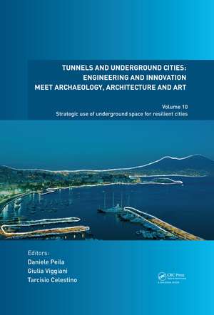 Tunnels and Underground Cities: Engineering and Innovation Meet Archaeology, Architecture and Art: Volume 10: Strategic Use of Underground Space for Resilient Cities de Daniele Peila