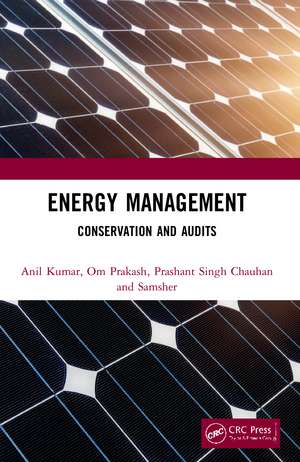 Energy Management: Conservation and Audits de Anil Kumar