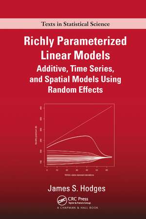 Richly Parameterized Linear Models: Additive, Time Series, and Spatial Models Using Random Effects de James S. Hodges