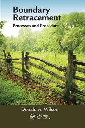 Boundary Retracement: Processes and Procedures de Donald A. Wilson