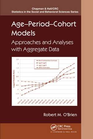 Age-Period-Cohort Models: Approaches and Analyses with Aggregate Data de Robert O'Brien