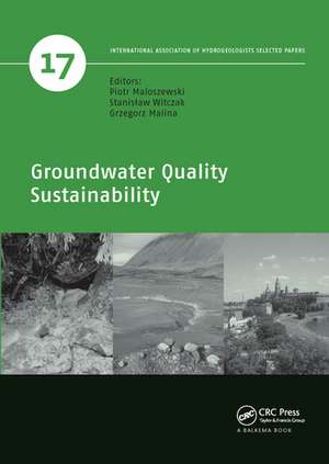 Groundwater Quality Sustainability de Piotr Maloszewski