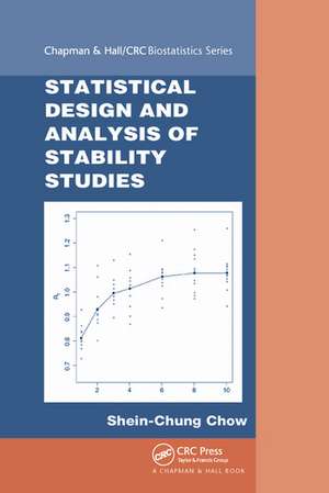 Statistical Design and Analysis of Stability Studies de Shein-Chung Chow