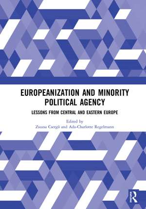 Europeanization and Minority Political Agency: Lessons from Central and Eastern Europe de Zsuzsa Csergö