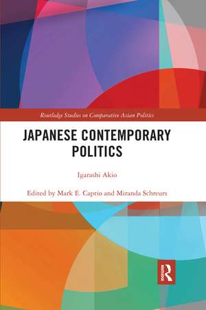 Japanese Contemporary Politics de Akio Igarashi