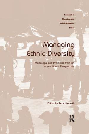 Managing Ethnic Diversity: Meanings and Practices from an International Perspective de Reza Hasmath