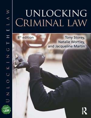 Unlocking Criminal Law de Tony Storey